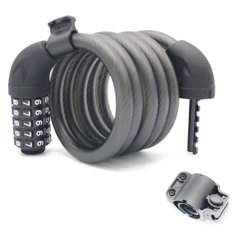 

Bicycle Lock Bicycle Lock Cable Five-Digit Code Lock Combination Bicycle Cable Lock