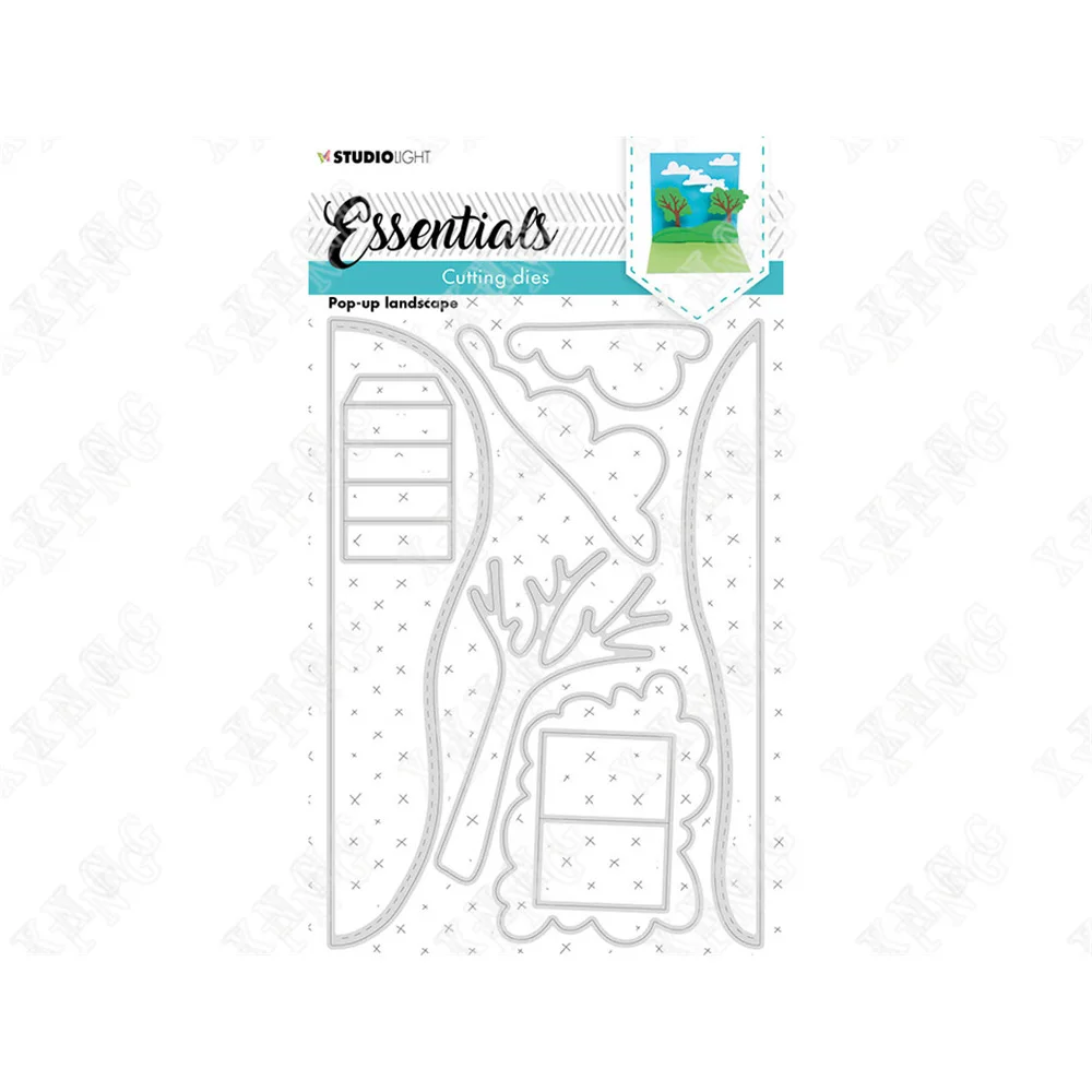 

Pop-up Landscape New Arrival Metal Cutting Dies Diy Crafts Accessories Scrapbooking Greeting Card Decoration Embossing Molds