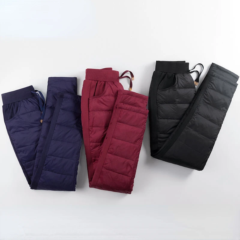 

2022 зимние Пуховые хлопковые брюки, теплые спортивные брюки, женские повседневные леггинсы, брюки, женские утепленные зимние штаны с высокой...