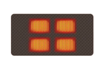 5 в 12 В нагревательная пленка теплый складной подогреваемый лист для сиденья