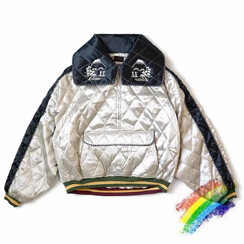 

KAPITAL Cardigan Baseball Jacket Men Women 1:1 Best-Quality Coat Map Embroidered Streetwear Jackets