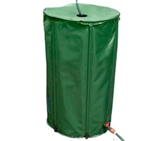 198 gallon food grade collapsible water solar rain barrels with irrigation pumps