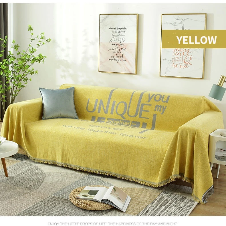 

Nordic Ins Chenille Sofa Cover Universal Sofa Towel Bedspread on The Bed Throw Blanket Available on Both Sides Couch Covers