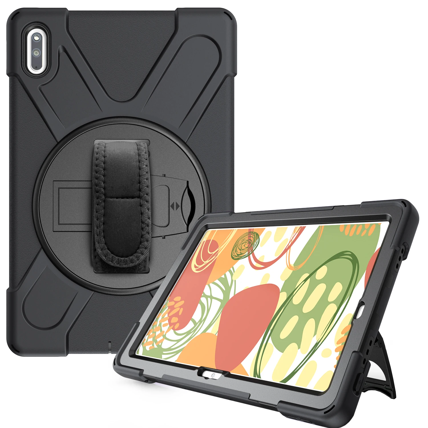 

Armored Shockproof Silicone PC Stand Case Cover For Huawei MatePad 10.4 2022