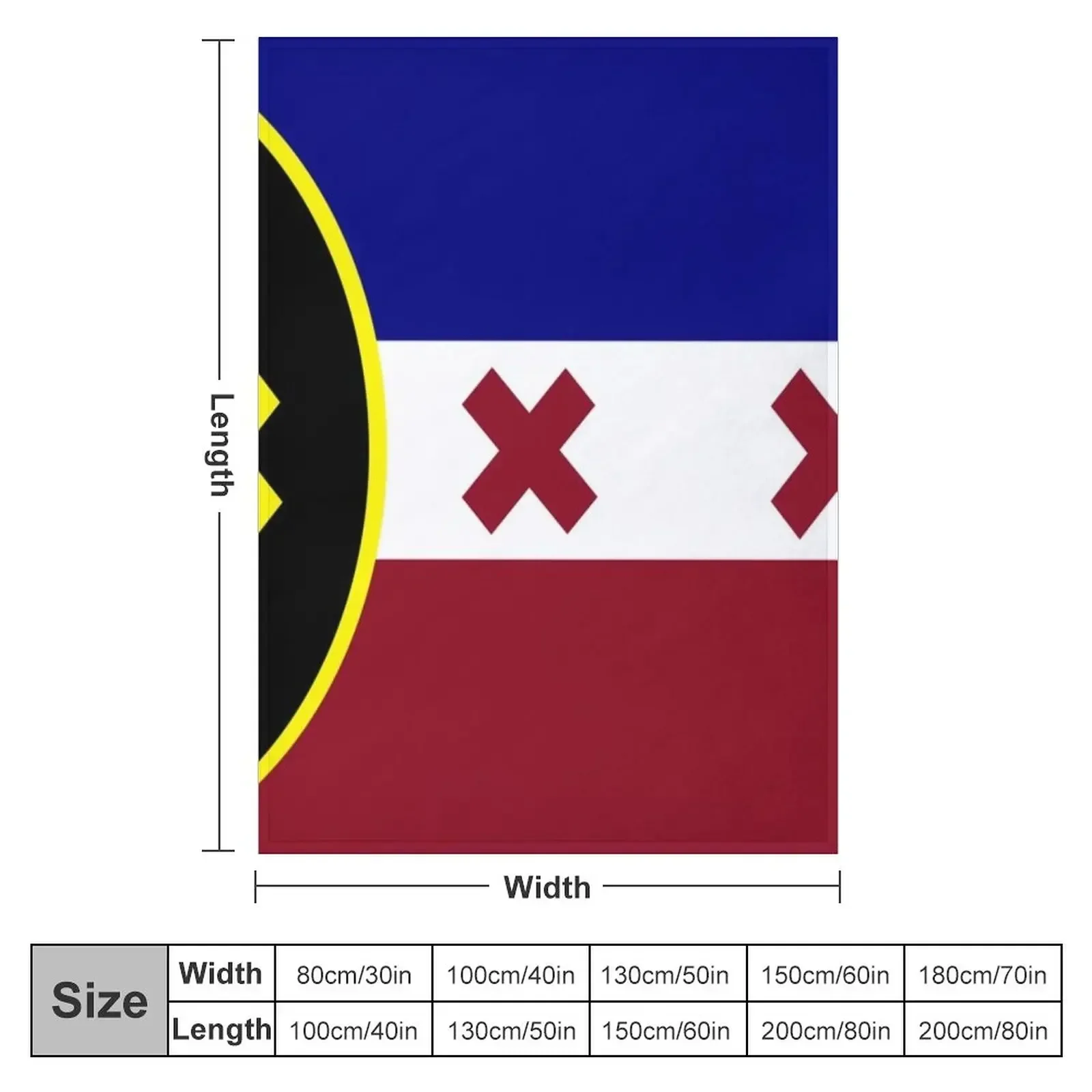 Флаг Лемберга (собано подходит для гобелена) Пледы Волосы дивана Одеяла