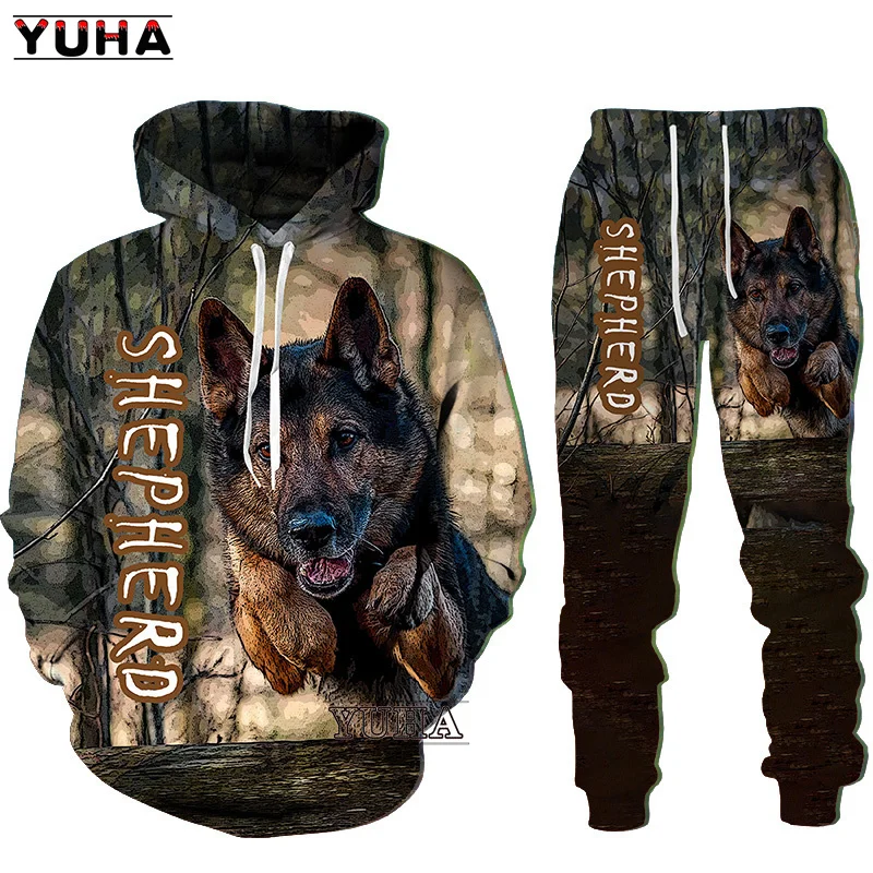 Толстовка унисекс с 3D принтом собаки милая толстовка немецкой овчарки топы