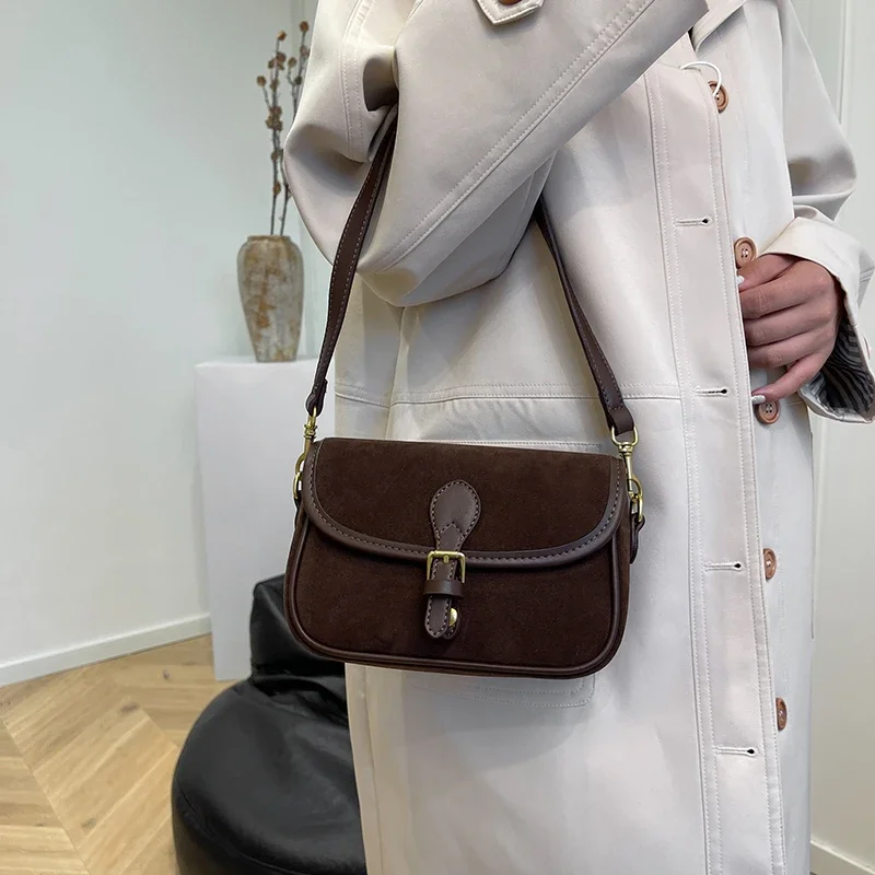 Женская кожаная сумка через плечо Leftside с клапаном