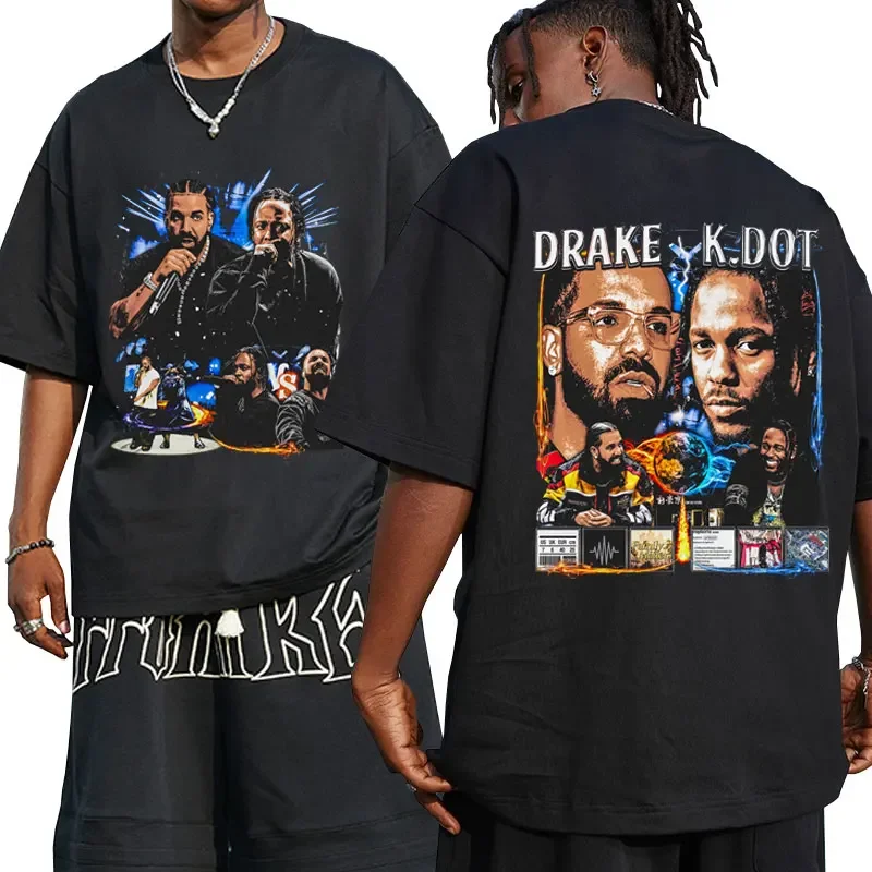 Футболка Мужская/Женская в стиле хип-хоп винтажная уличная одежда рэпера Дрейка