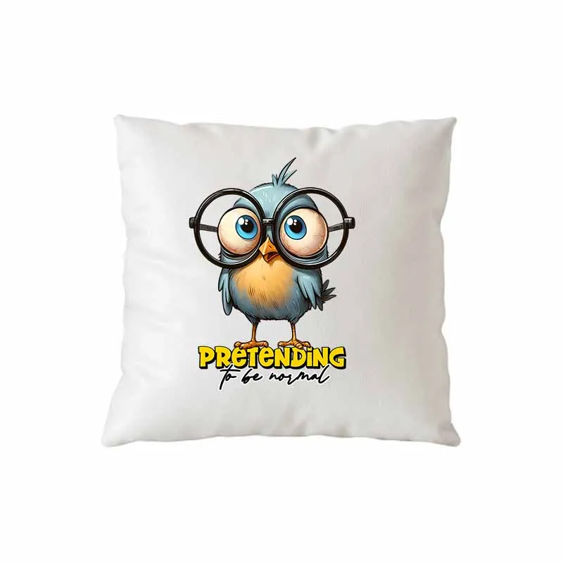 Переводные картинки с животными DTF птица искусственная для одежды мультфильм