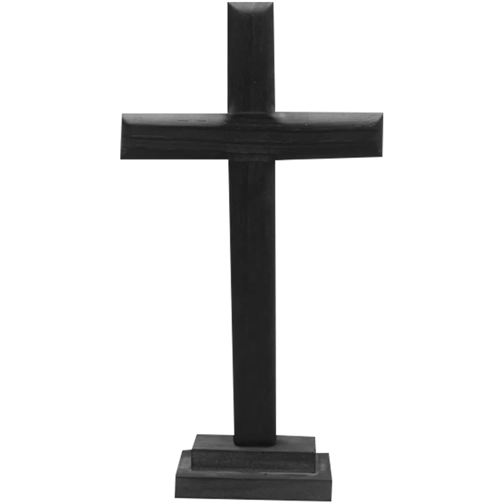 

Cross DIY Ornament Wood Ornaments Christian Ornamentation Prayer Supplies Shaped Decoration