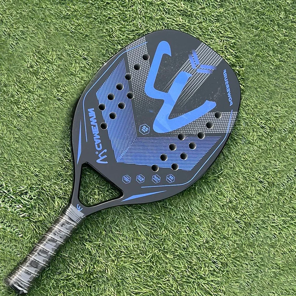 

Ракетка для тенниса из углеродного волокна 3K для мужчин и женщин, ракетка с шероховатой поверхностью и чехлом для сумки