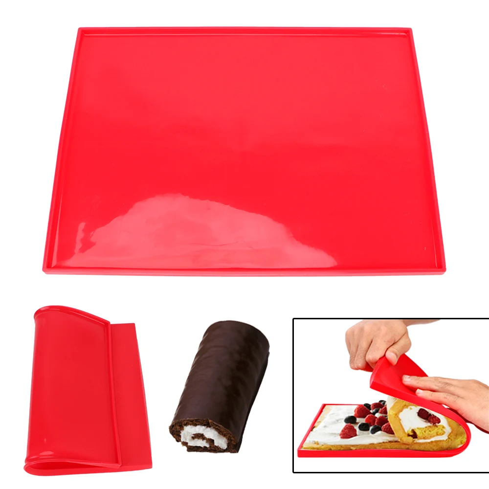 

Non-Stick Silicone DIY Multifunction Cake Pad Oven Liner Swiss Roll Pad Baking Mat Kitchen Baking Tools