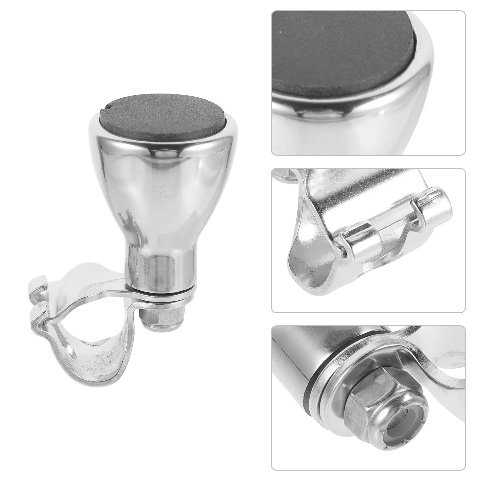 

Steering Wheel Booster Ball Knob Marine Boat Grip Accessory Trucks Stainless Steel Yacht Accessories