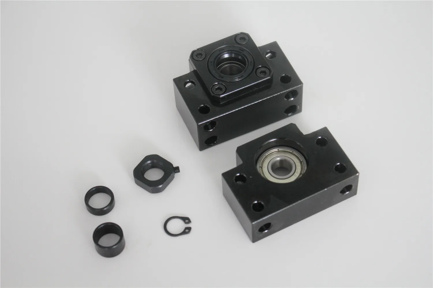 

1 комплект BKBF10 BKBF12, фиксированный плавающий шариковый винт, опорные крепления подшипников для шарикового винта SFU1204 RM1605