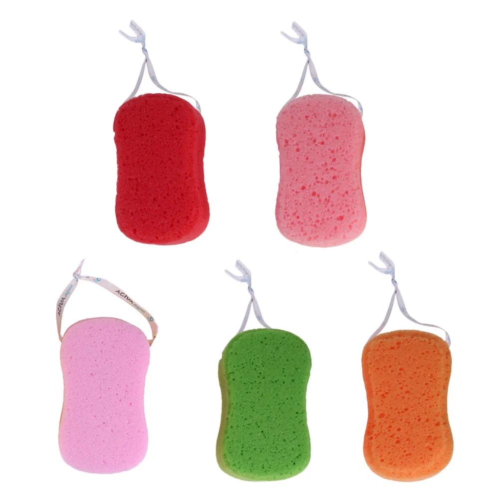

Sponge Shower Body Cleansing Exfoliating Scrubber Bath Facialskin Bathing Loofah Deep Sponges Cleaning Makeup Removal Cleaner