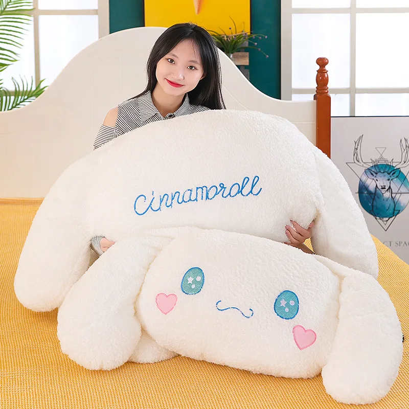 

Big Size 130cm Sanrio Cinnamon Plush Decorative Doll Cushion Car Supplies Pillow Shoulder Pad Plush Toy Exquisite Gift for Girls
