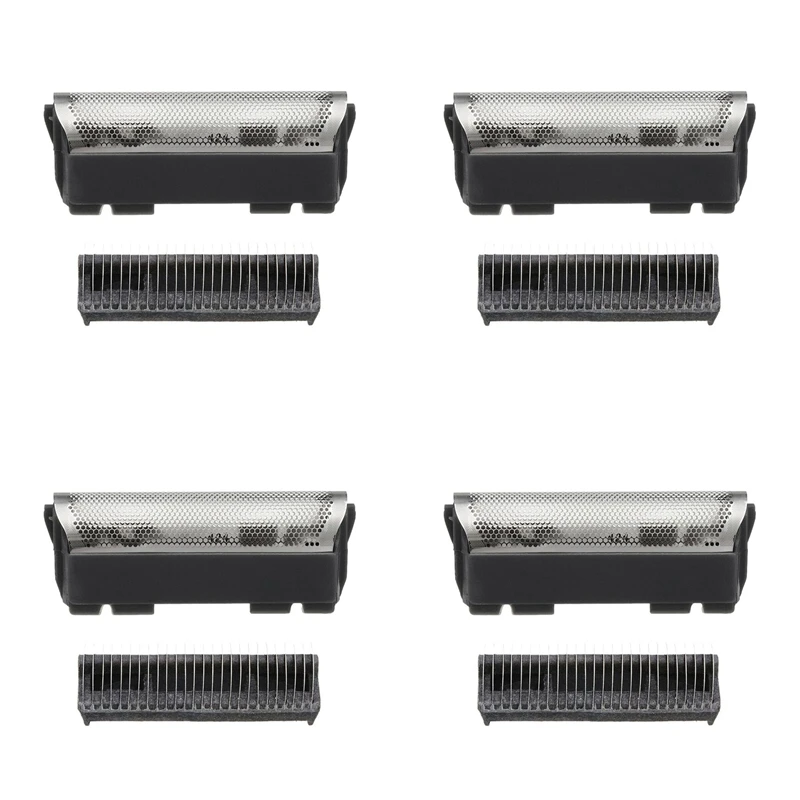 4 сменных лезвия для бритвенной головки с сеткой 424 Braun 5419 5424 5469