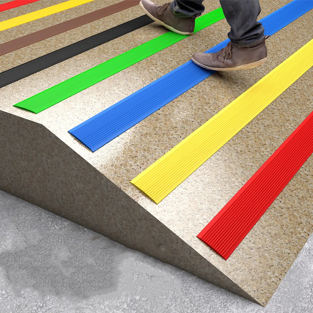

1M Stair Self-adhesiveant Non-slip Stickers Tape Kindergarten Indoor/Outdoor Slope Safety PVC Non-slip Waterproof Stickers