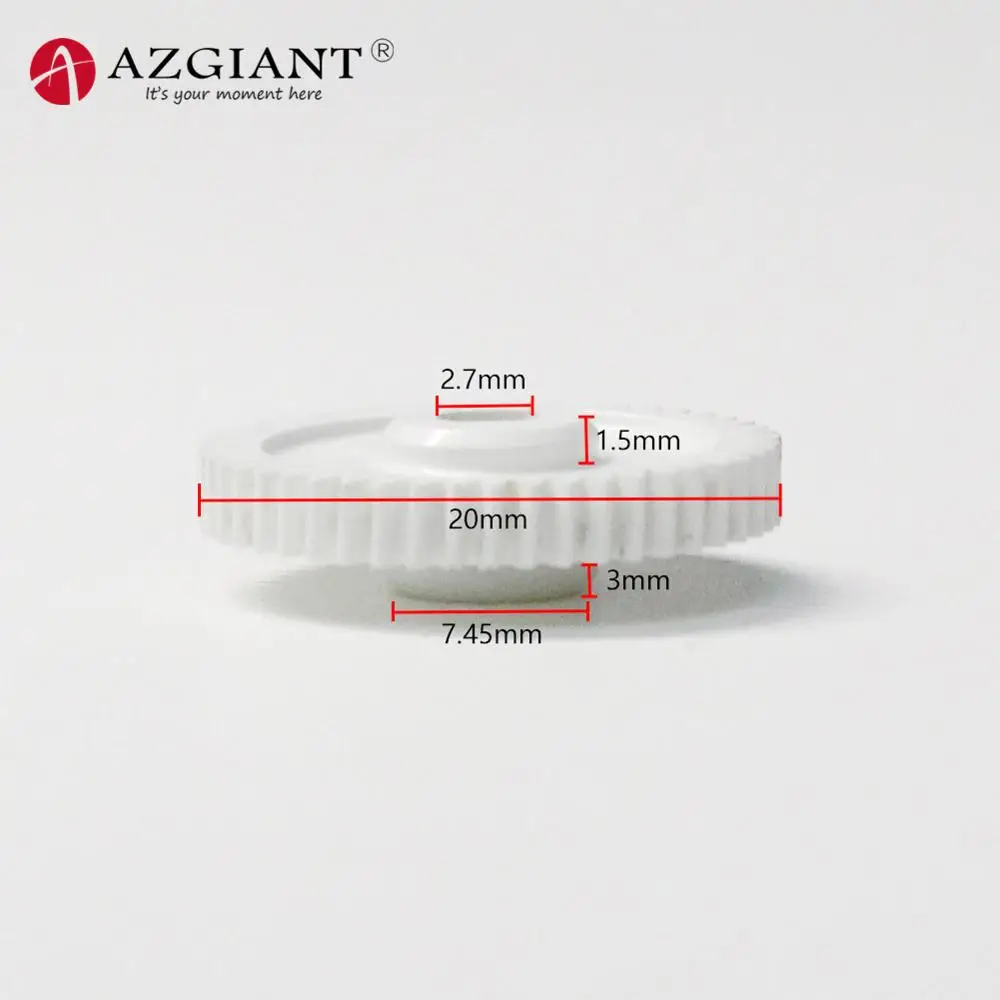 

AZGIANT 48 Teeth 1pcs original Plastic Gear for Retractable Side Rearview Mirror for Mazda3 M3 Axela M5 M6 M8 Cx4 Cx5 Cx7 Atenza