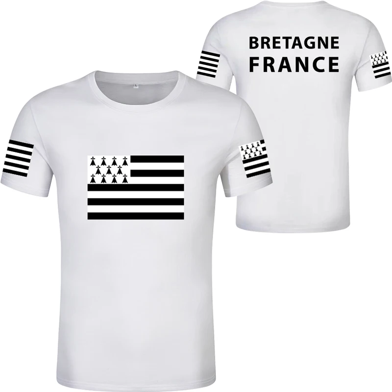 

BRITTANY t shirt free custom made name number bretagne t-shirt breton breizh print flag word french brest rennes morlaix clothes
