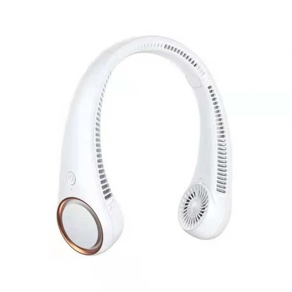 

Mini Bladeless Fan Hanging Neck Leafless Fan Rechargeable Fan Mute Sports Fans for Home Outdoor Portable Fans