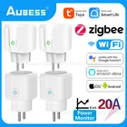 Умная розетка Aubess Tuya с Wi-FiZigBee, 20 А, 220 В