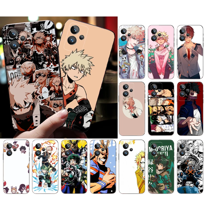 

Phone Case for OPPO Realme GT 2 Pro X2 Pro XT C25S 9 8 7 6 Pro 6i GT Master C3 C21 C21Y C11 X3 SuperZoom Anime My Hero Academia