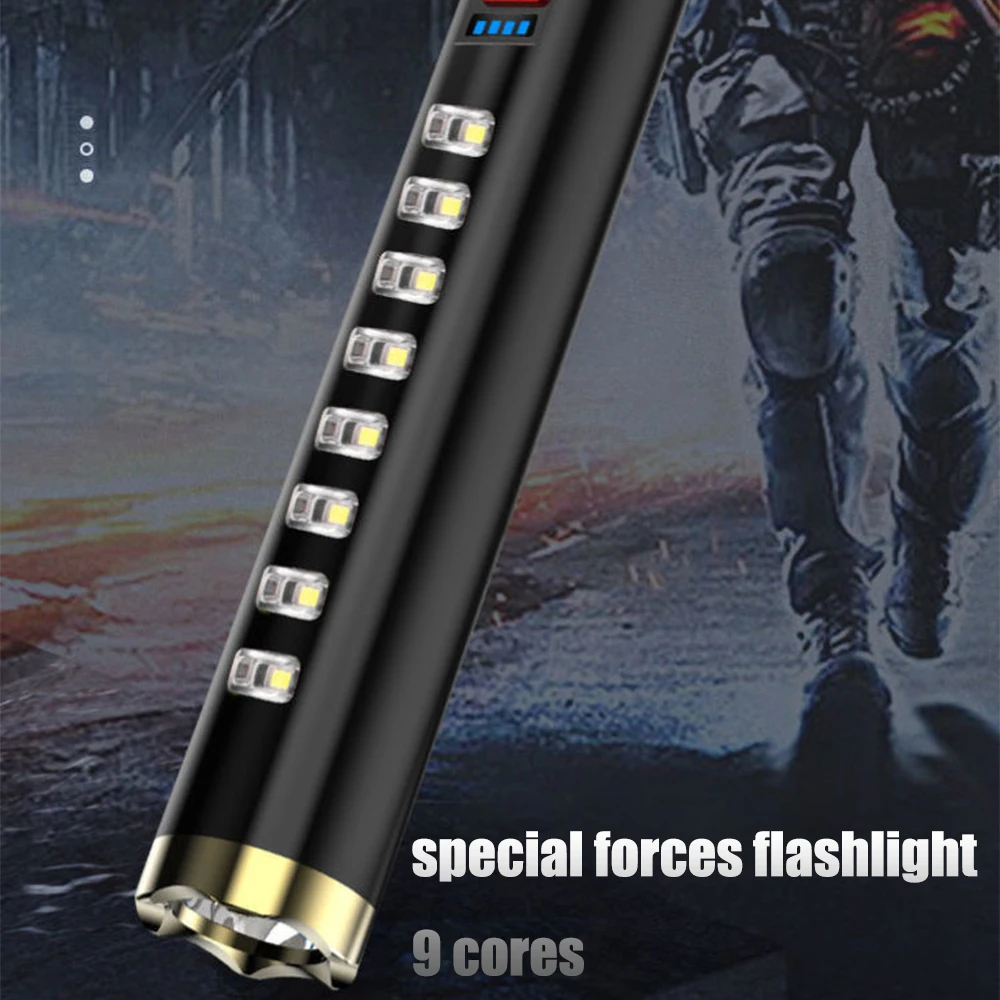 Фонарик для бейсбольной биты фонарик патрулирования на открытом воздухе