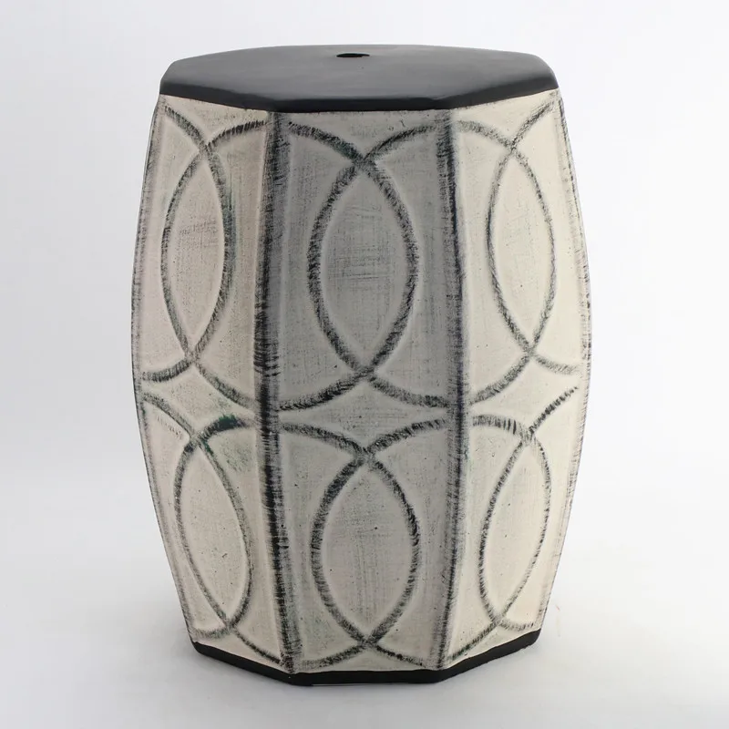 Неоклассический ретро-керамический табурет для барабанов бронзовый