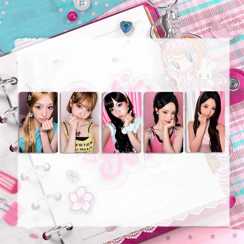 Фото Коллекционные мини-фотокарточки Pretty Girl RESCENE Lomo Cards HD, двусторонние декоративные карточки для фанатов Woni, Minami, Liv, May, Zena, подарок для поклонников №2