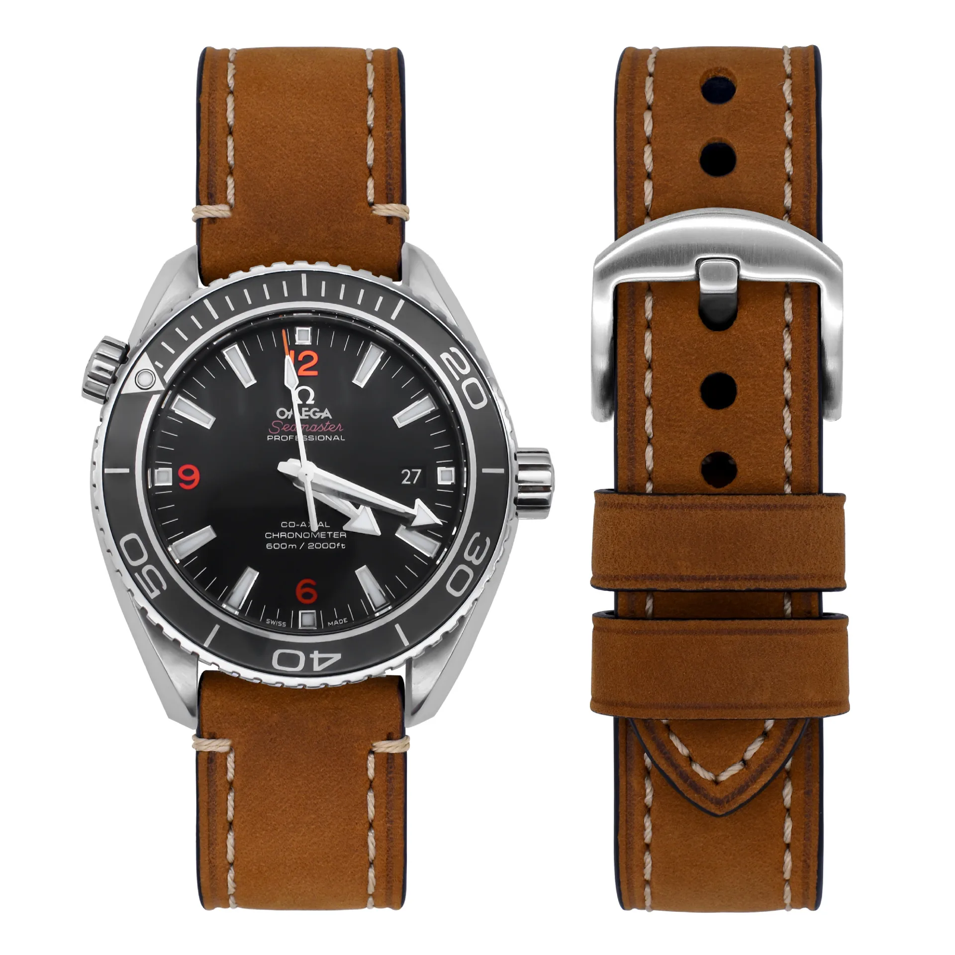 Cowhide watch watch leather strap on the head layer of mad horse leather strap gt2 Pangda Kadi watch leather strap