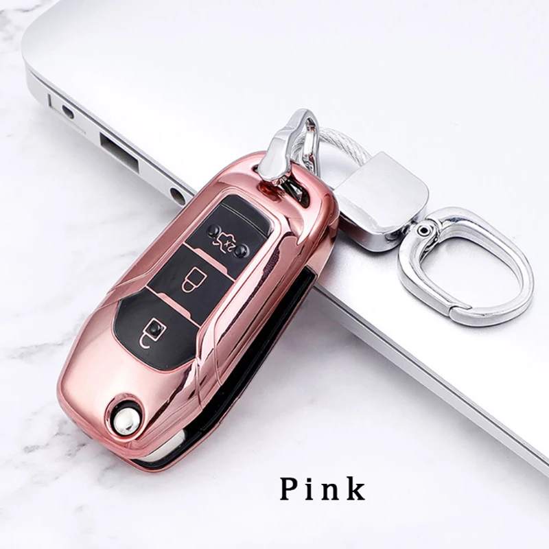 

Мягкий ТПУ чехол для автомобильных ключей для Ford Fusion Fiesta Escort Mondeo Everest Ranger S-Max Kuga 2