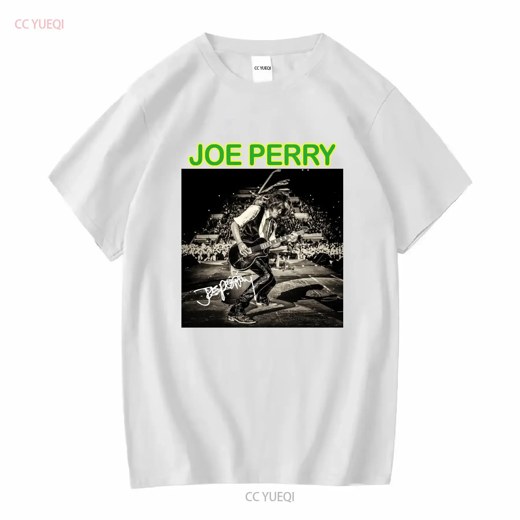 Фото Футболка Signature Joe Perry Have Guitar Will Travel, черная, S 5XL UT860, винтажный потертый, слегка мягкий топ для повседневного ношения №4