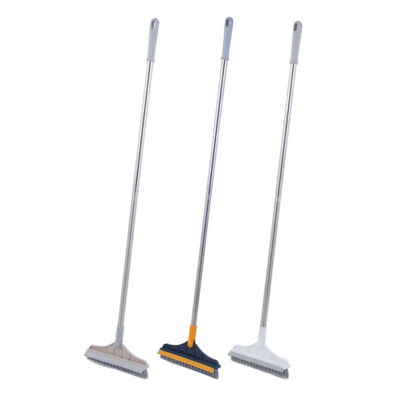 

2 In 1 Household Kitchen Floor Scrub Brush 120° Rotating Brush For Bathroom