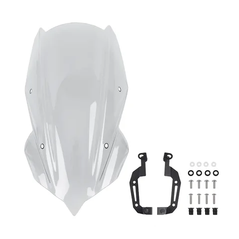 Передний обтекатель лобового стекла мотоцикла WOLFLINE с кронштейном для Kawasaki Z400 2019 2020 2021 2022 2023 2024, аксессуары для мотоциклов