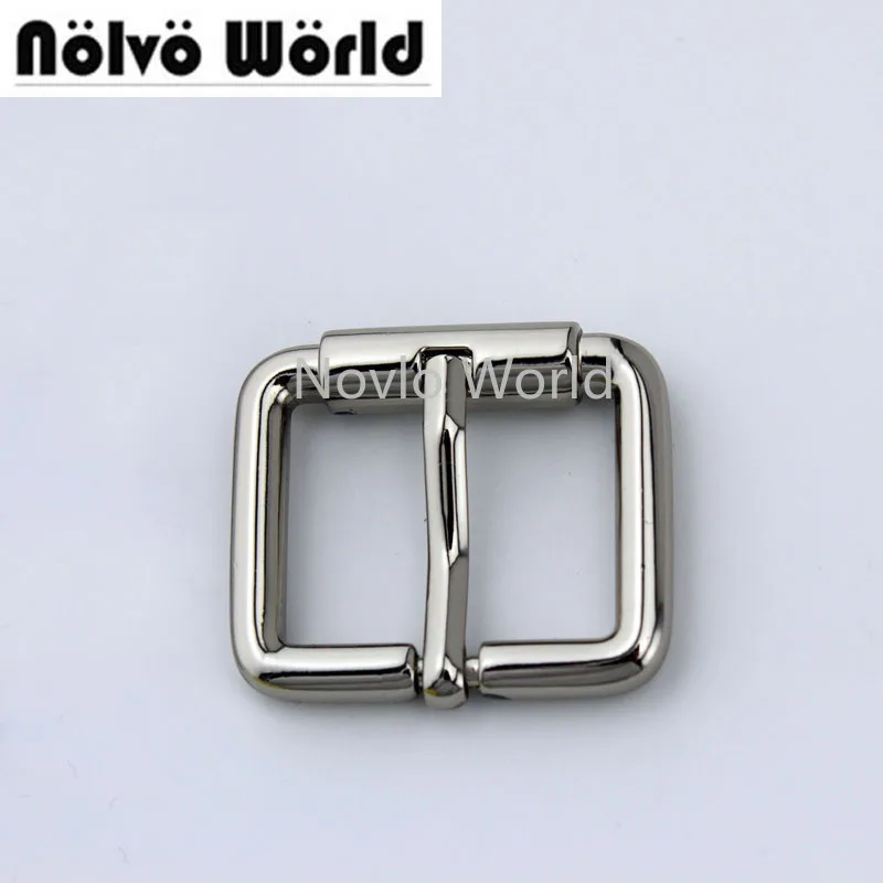 

30pcs Inner 25mm (1") X20mm nickel color turn buckle square pin buckle belt buckle