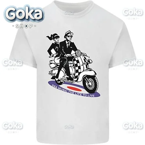 2Tone MOD Графические футболки Мужская одежда Новые топы и Хлопковая женская