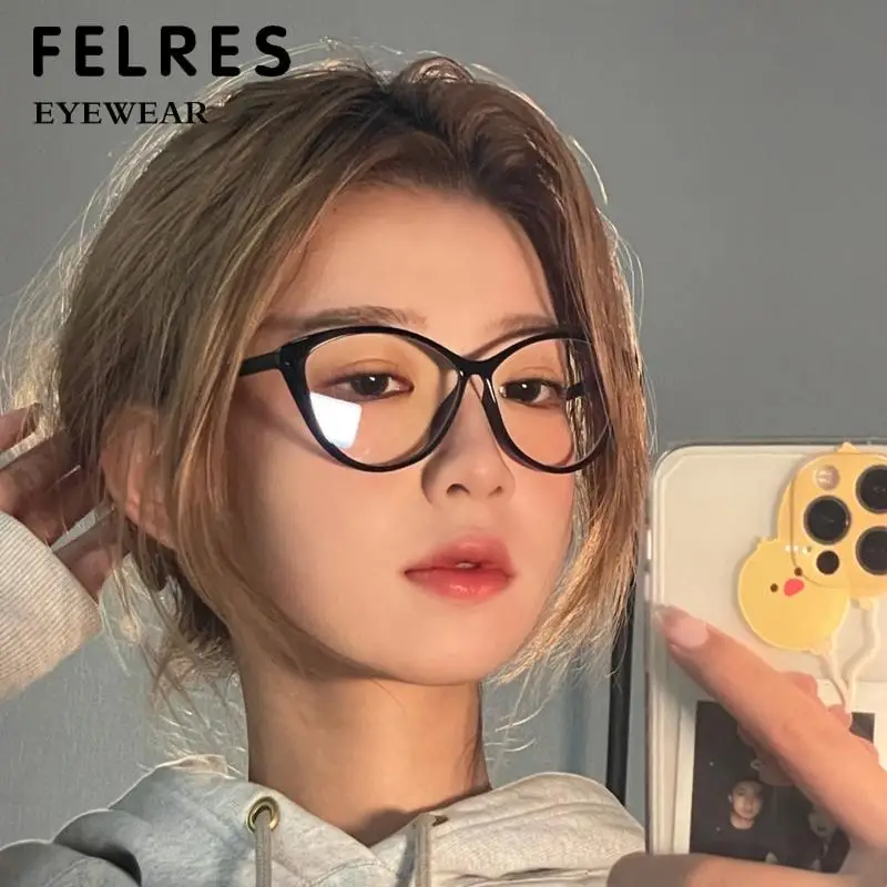 Модные Ретро треугольные очки для чтения кошачий глаз женщин дальнозоркости с