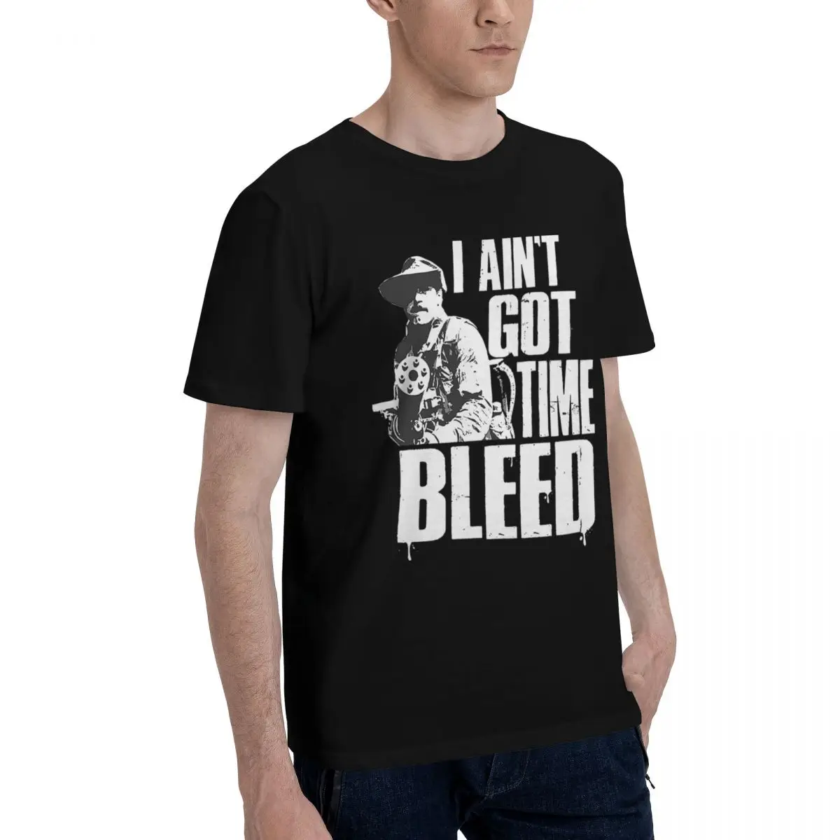 Фото Aint Got Time To Bleed, 100% хлопок, повседневная дышащая удобная мужская одежда, предложения, забавные подарки №2