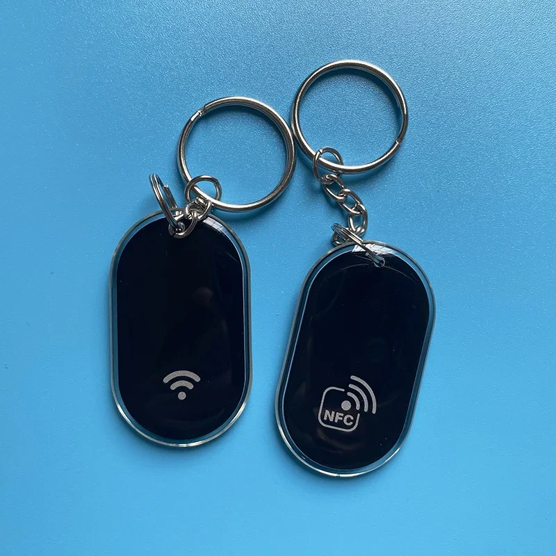 13 56 МГц NFC213 Чип NFC Expoy Брелки 144 байта TAG Key ISO14443A RFID-брелки Токен для всех с