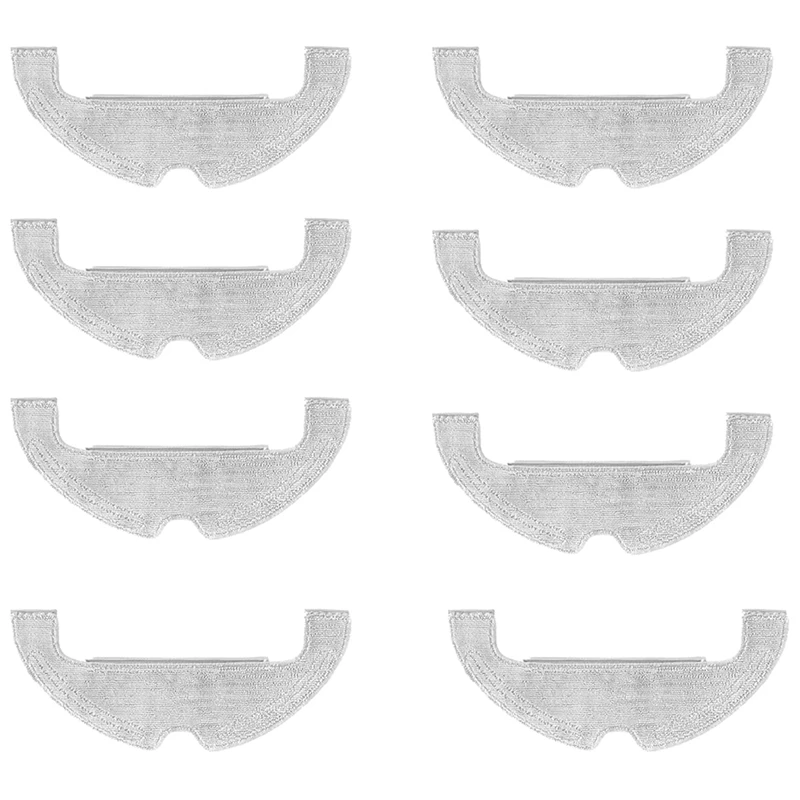 

8 Pack Mop Cloth Pads for Dreame Z10 Pro Robot Vacuum Cleaner Rag Cloth Wipes Replacement Accessories Parts