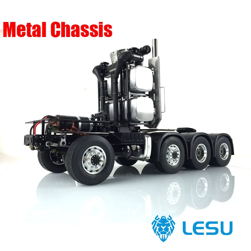 LESU 1/14 RC 8*8 металлическое сверхмощное шасси стойка для оборудования тягач уличные