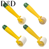 seam roll quilting press roller with plastic wooden handle sewing pressing wheel for quilting sewing print ink wallpaper roller