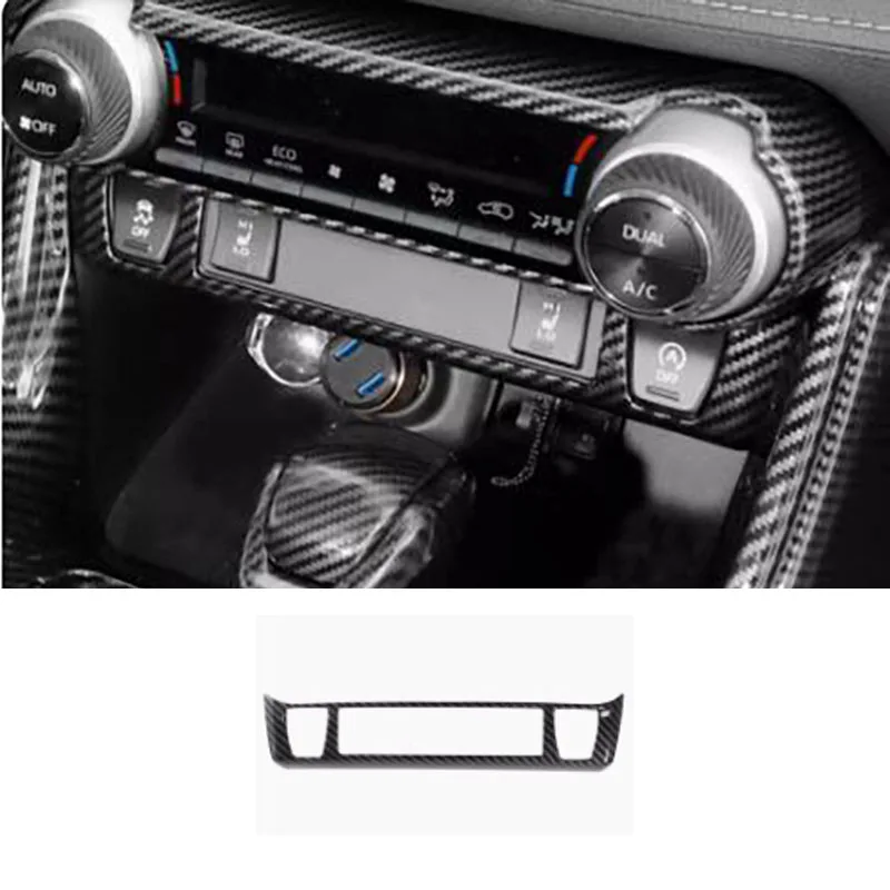 

RHD для Toyota RAV4 2019 2020 2021 2022 2023 RAV 4 XA50 ABS аксессуары для интерьера, крышка рулевого колеса, крышка переключателя окна, накладка