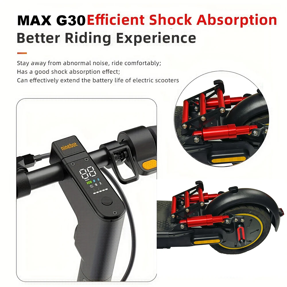 Фото Новая задняя подвеска G30, скутер Ninebot MAX G30LP G30D, запасные части для амортизатора для G30E, аксессуары для электрического скутера №1
