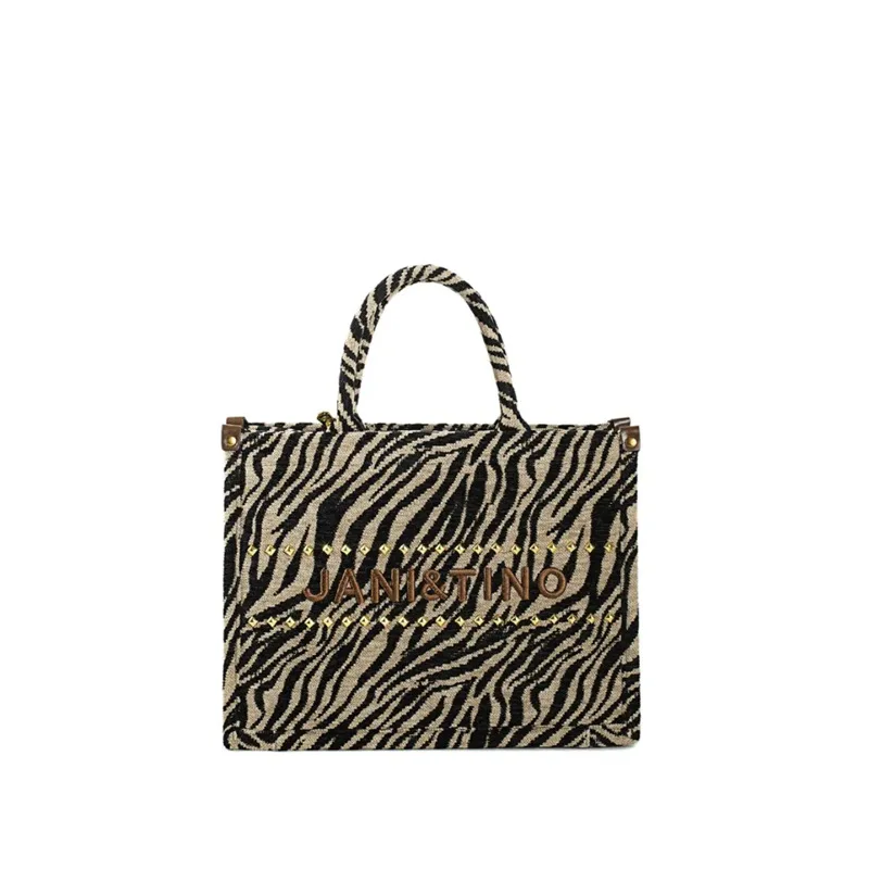 Light Luxury Tote Handbag Leather Women's Bag 2023 New Zebra Pattern Purse One-shoulder Satchels Sac