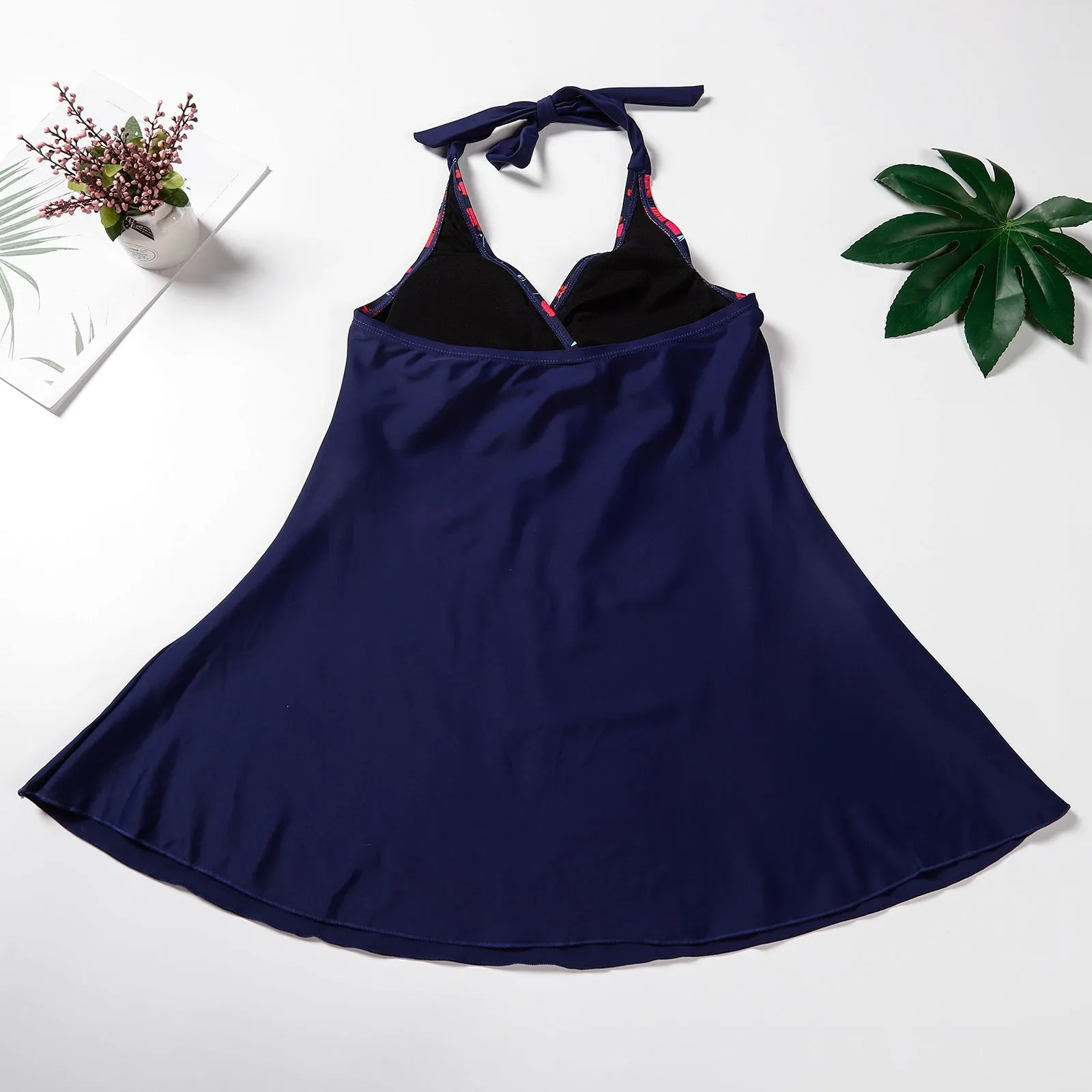 Женские дизайнерские купальники с высокой талией бикини принтом волнистых