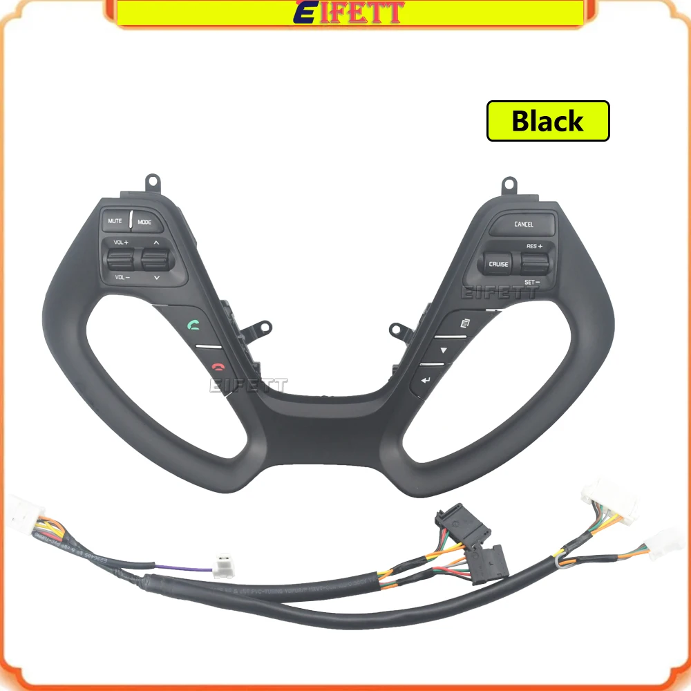 

Для KIA K3 2013 2014 2015 2016 2017 2018 круиз-контроль, руль, громкость звука, кнопка управления музыкой, переключатель, автомобильные аксессуары