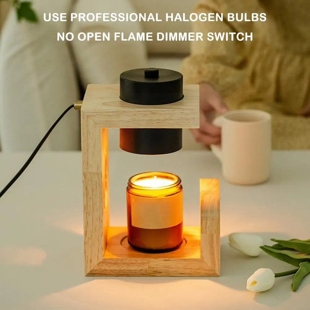 Купи Wooden Candle Warmer Lamp Timing Candle Warmer Lantern Small Melter Compatible Candle Candles Light Jar With Dimmer Large W J3h9 за 988 рублей в магазине AliExpress