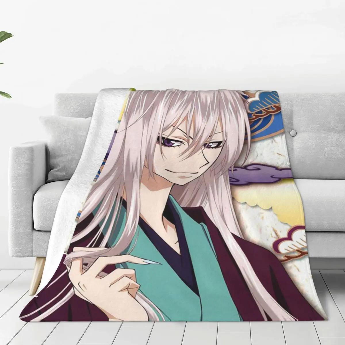 

Kamisama Kiss Hajimemashita Anime Flannel Blanket Tomoe Funny Throw Blanket for Home Hotel Sofa 150*125cm Plush Thin Quilt
